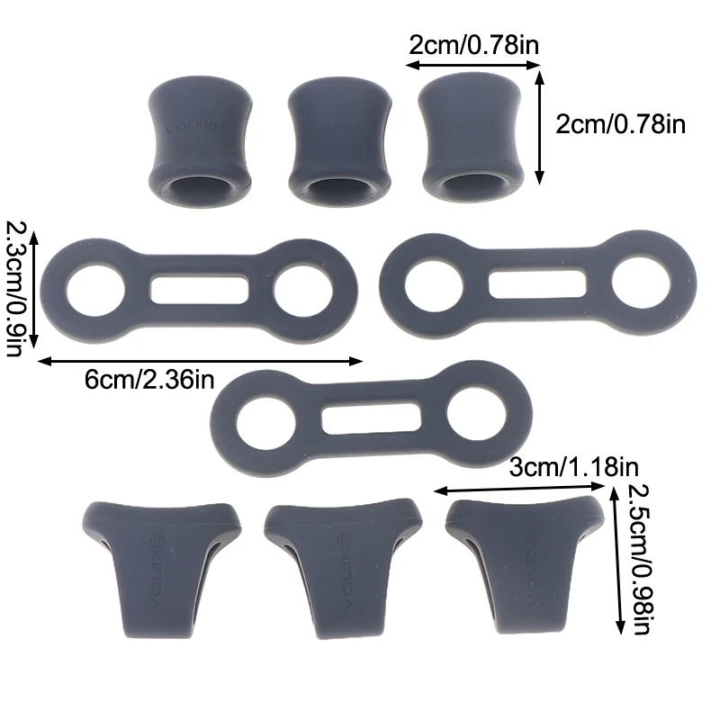 Outdoor Climbing Quick Hanging Positioning Silicone Ring, Main Lock Fixing Ring, High-Altitude Descent Bulltail Limit Ring