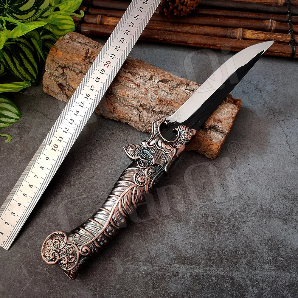 Handmade Forged Butcher Boning Knife Dragon Head Stainless Steel Kitchen Knife Fishing Accessories Hunting Knife With Holster