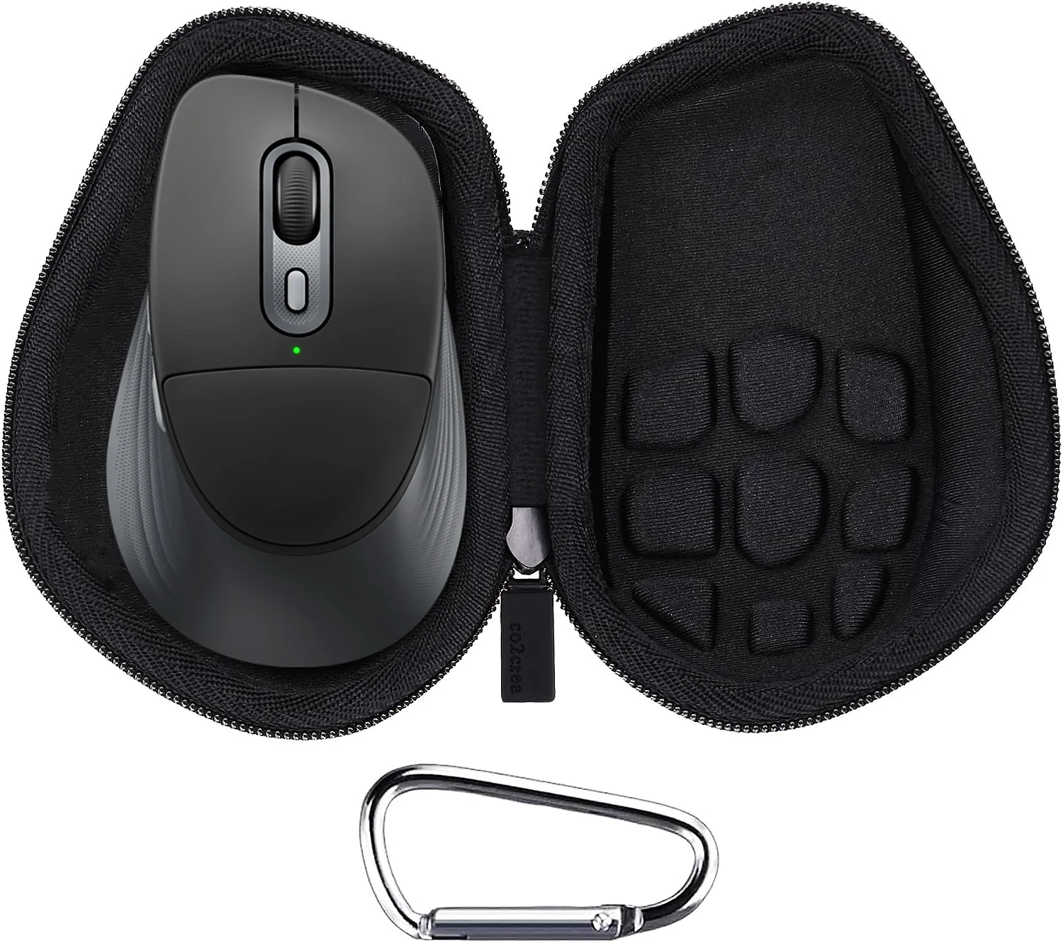 Hard Case For Logitech M850L Wireless Mouse Lightweight And Compact To Fit In Your Backpack Steady Carabiner For Portability