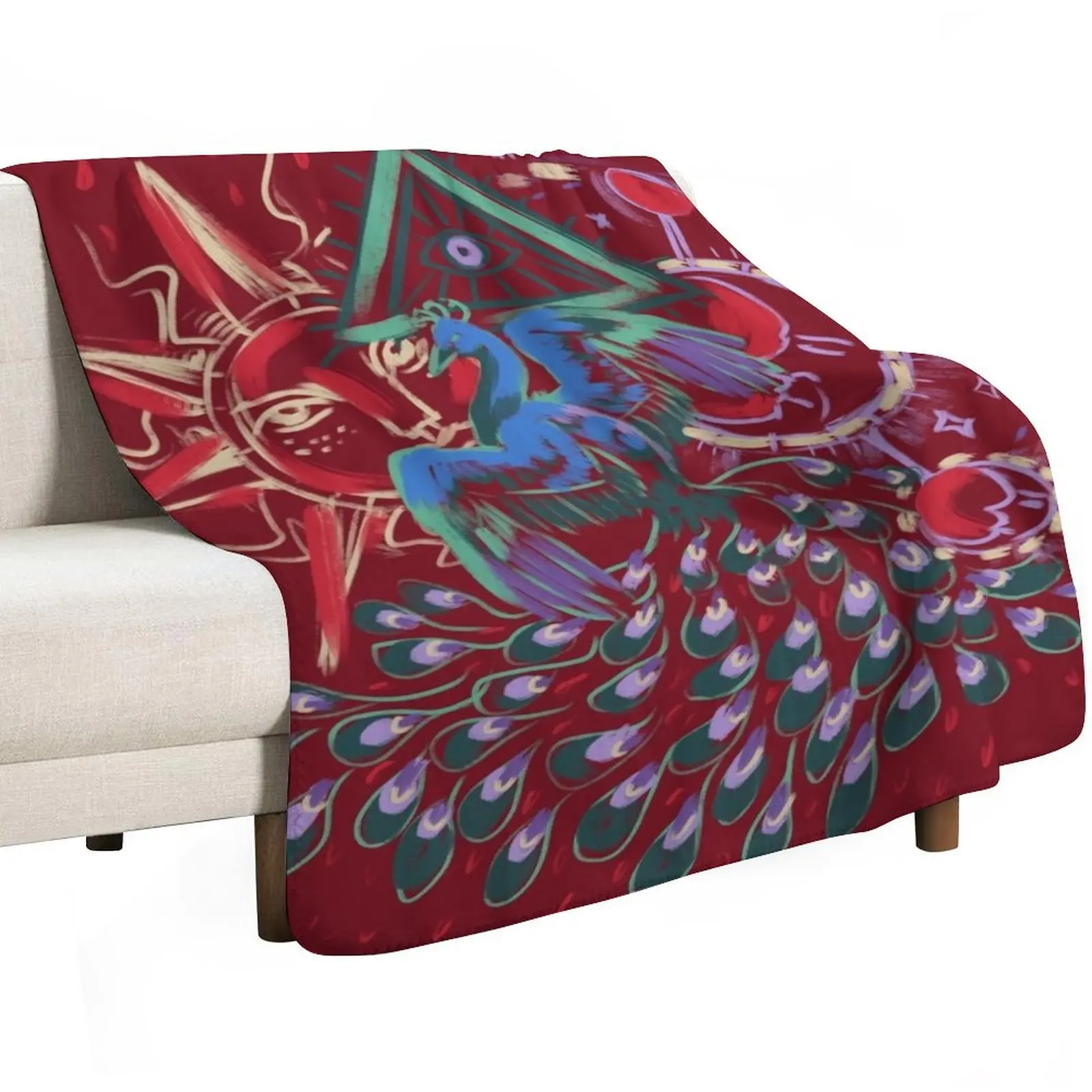 Mollymauk Back of Coat Grunge Style Throw Blanket valentine gift ideas Single Baby Polar Camping Blankets