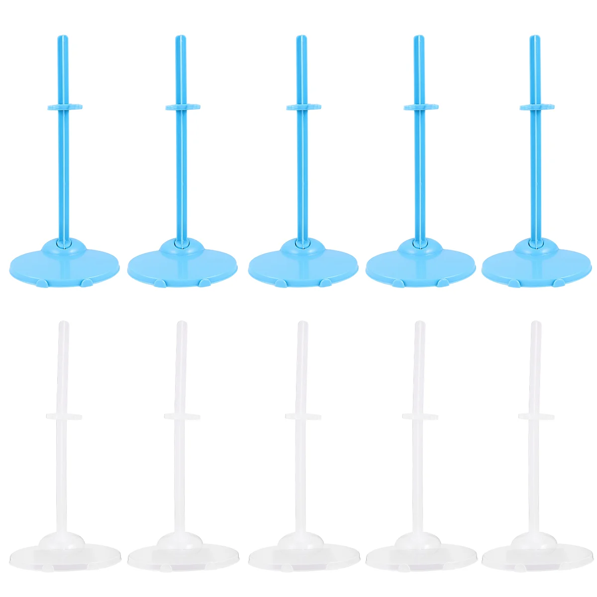 

20 Pcs Stand Holder Plastic Toy Fixed Support Frame Universal Accessories Mini Toy Support Frame Dolls Accessories Set