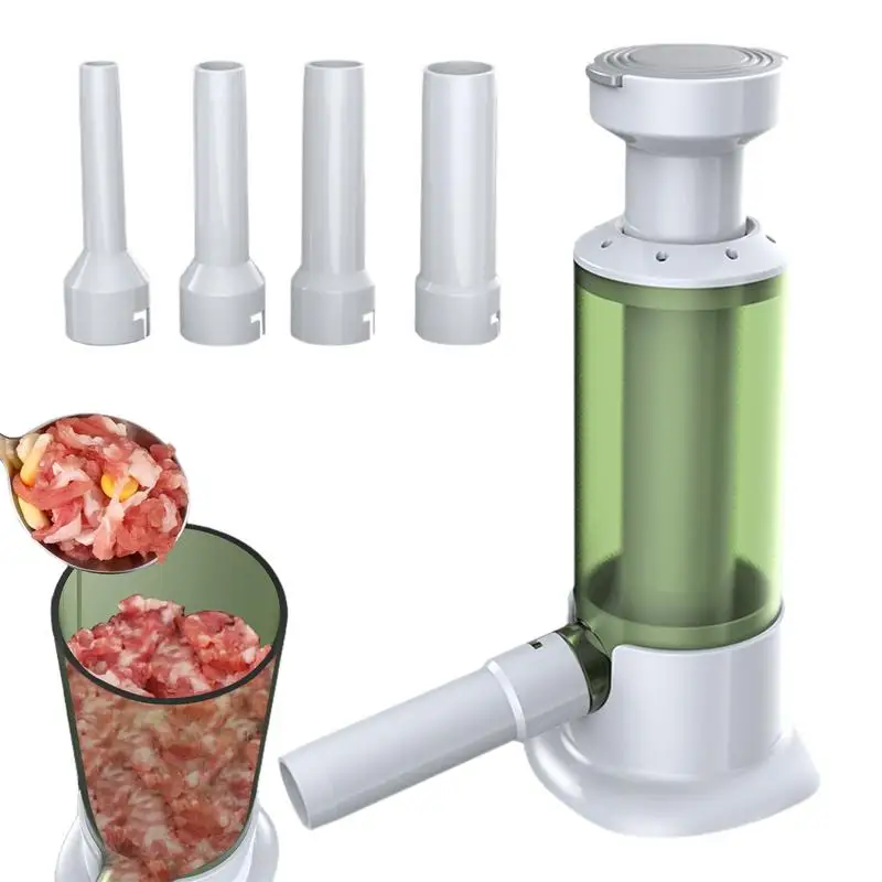 

Homemade Sausage Maker Meat Filler Kitchen Machine With 4 Stuffing Tubes Fast Sausage Filling And 4 Stuffing Tubes For Family