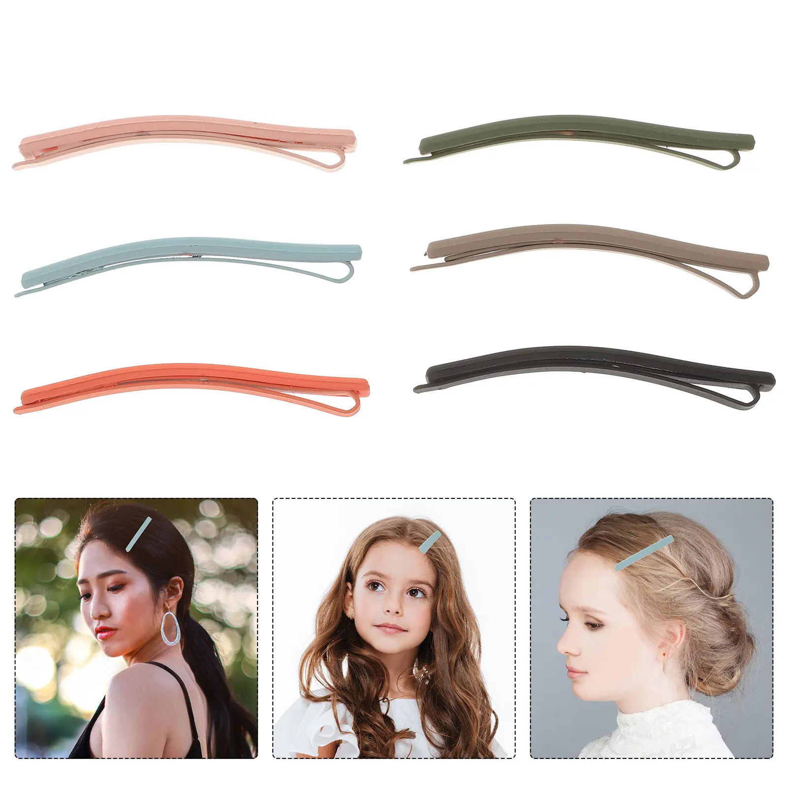 

Набор из 18 разноцветных заколок для волос: прочные металлические шпильки для женщин и девочек, легкие, удобные для повседневного использования
