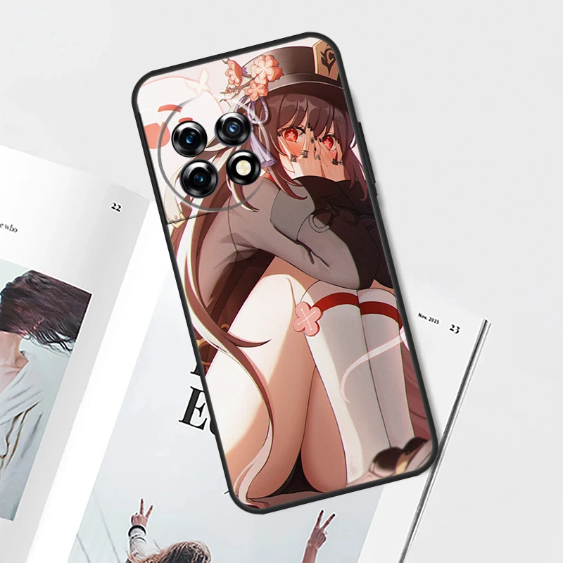 Sexy Girl Genshin Impact Case For OnePlus 12 11 10 9 Pro 9R 10R 12R 10T OnePlus Nord 3 2T CE 2 Lite N20 N10 Cover