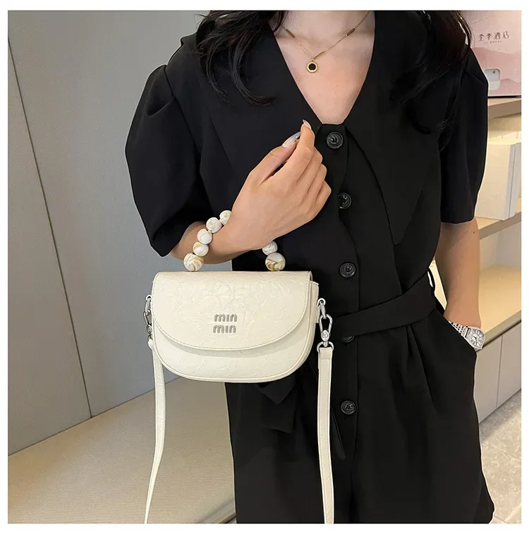 

2025 Новинка! Корейская нишевая однотонная сумка через плечо для женщин — модная модная и портативная