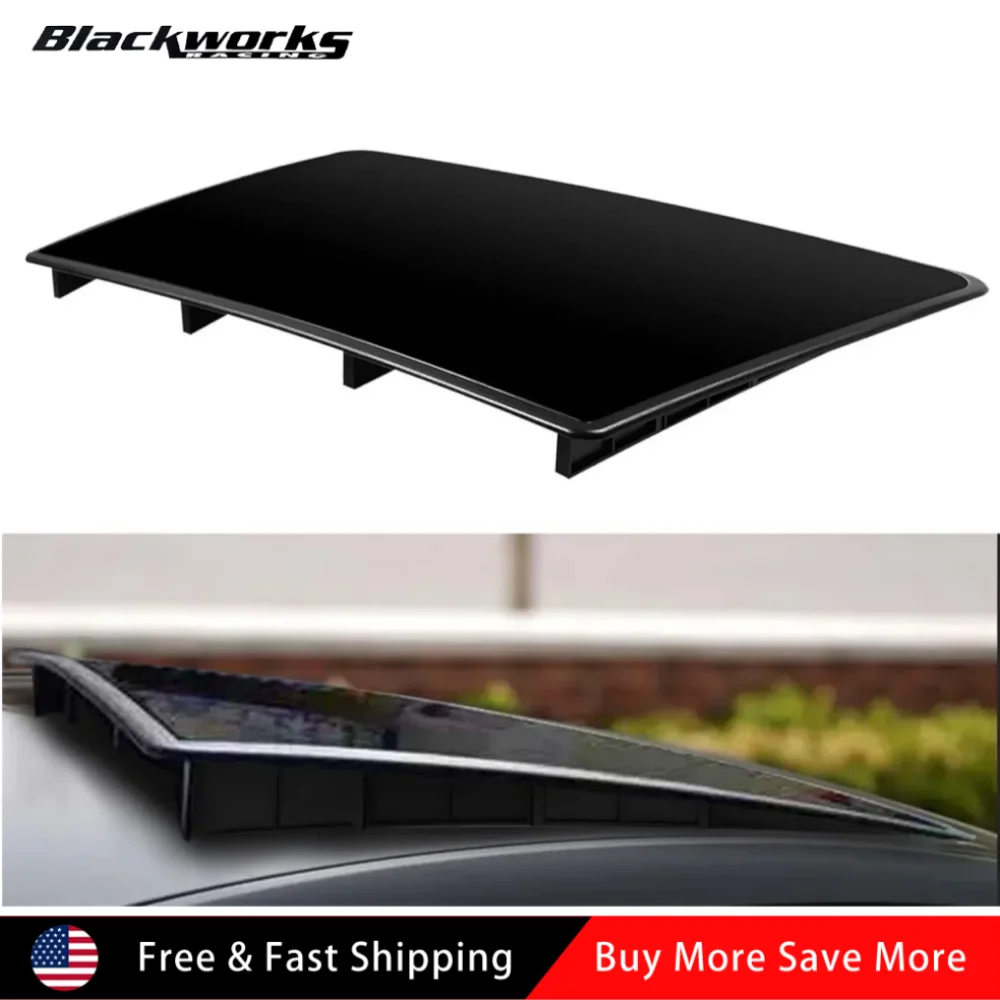 

Durable ABS Material Car Sunroof Cover Imitation Sunroof Roof Sunroof DIY Decoration Black For SUV MPV Easy Installation