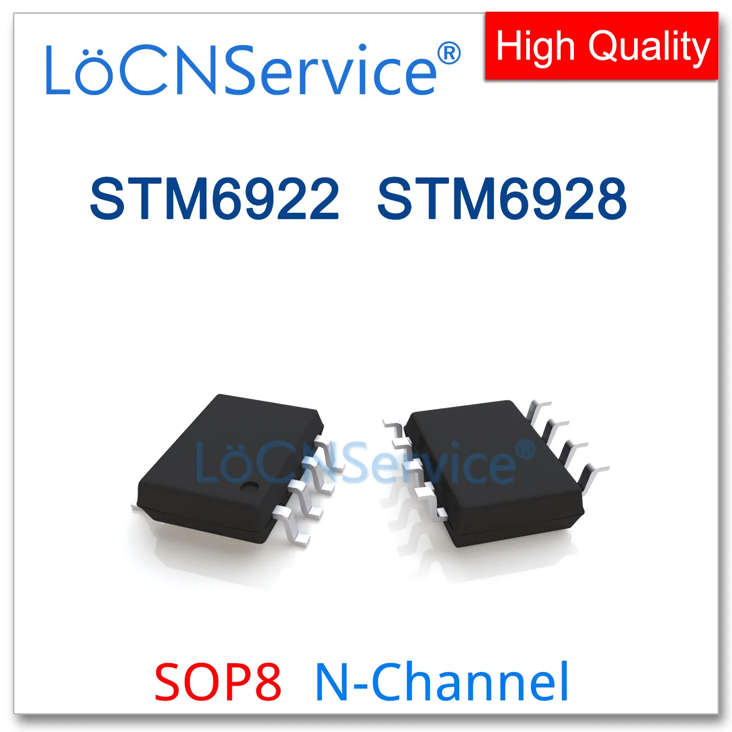 LoCNService 50PCS 500PCS SOP8 STM6922 STM6928 Modo de aprimoramento de canal N duplo Efeito de campo STM de alta qualidade