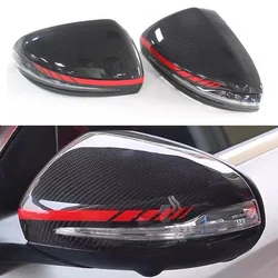 Carbon Fiber Mirror Covers For Mercedes Benz W205 X205 W222 W213 C63 S63 E63 AMG