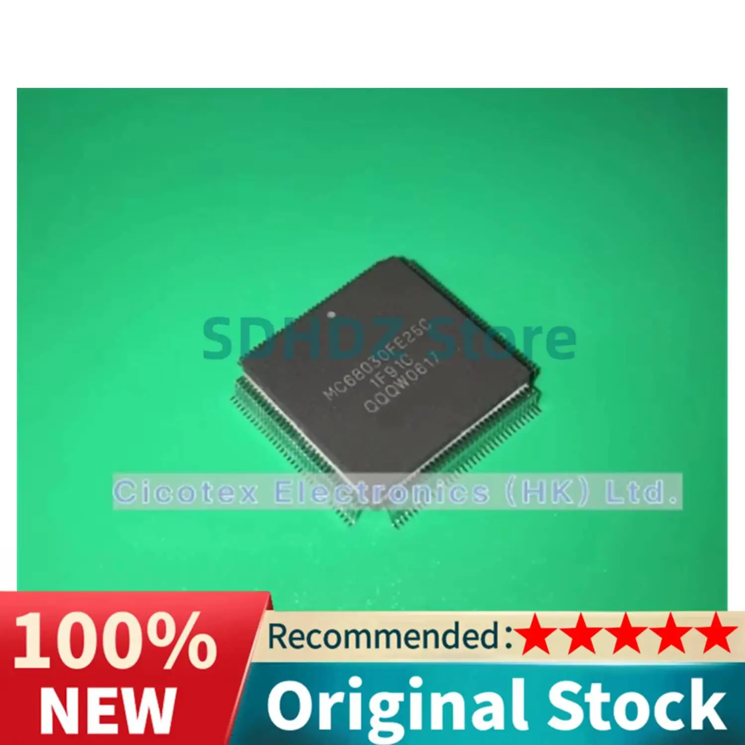 MC68030FE25C MQFP132 MC 68030FE25C IC MPU M680X0 25MHZ 132CQFP ENHANCED 32-BIT MICROPROCESSOR MC68030FE-25C MC68030 FE25C