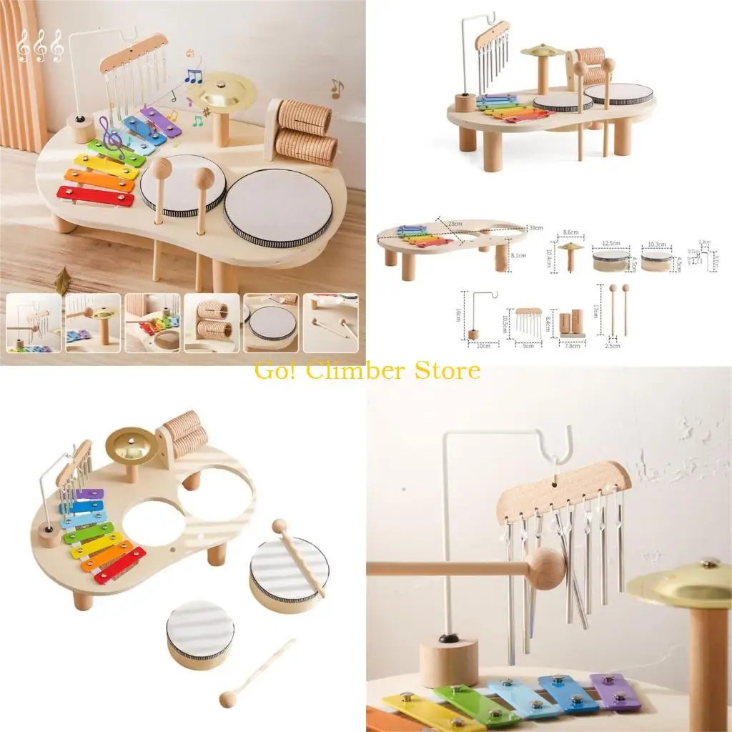 

Q84C Kids Musical Xylophone Musical Wooden Percussion Instruments Musical