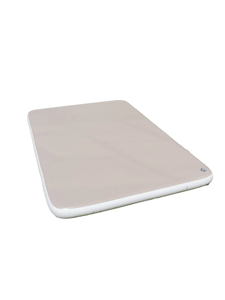 Rigid Draw‑string Inflatable Air Mattress, Portable Single & Double Size Air Bed for Home Floor Sleeping, Tent Camping