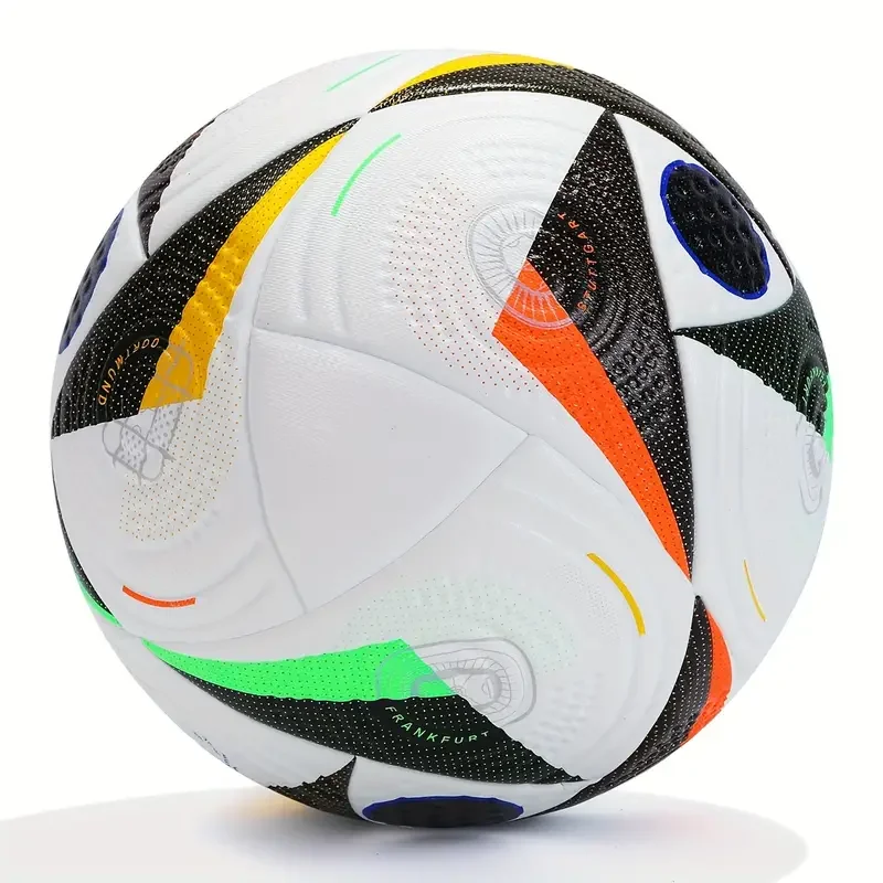 1PC Standard Size 5 Ball, Suitable For Adults And Teenagers Outdoor Games, PU Seamless Leather Football, 4mm Foam Wear-resistant