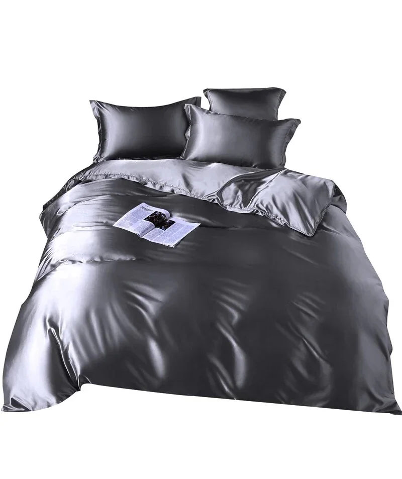 

Mummy heavy width seamless double-sided silk four-piece set