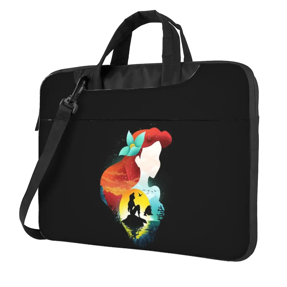 

Under The Sea Crossbody Laptop Bag Case Computer Bag Resistant Protective Notebook Pouch for Macbook Pro Lenovo