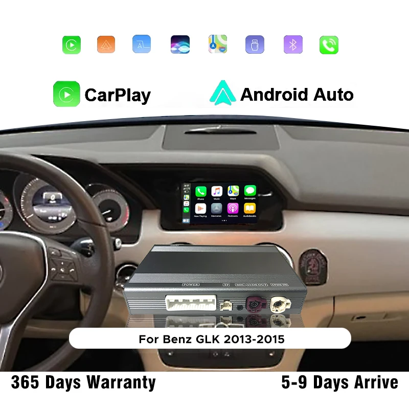 

Wireless CarPlay Interface For Mercedes Benz GLK 2013-2015 Android Auto Car DVD Player Mirror Link AirPlay Navigation
