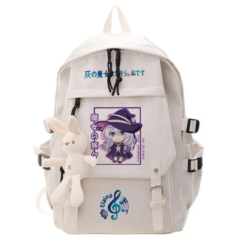 Рюкзак в стиле аниме Witch Journey Irena для мальчиков и девочек, двойная сумка через плечо большой вместимости для учащихся средних школ, мультяшный стиль,