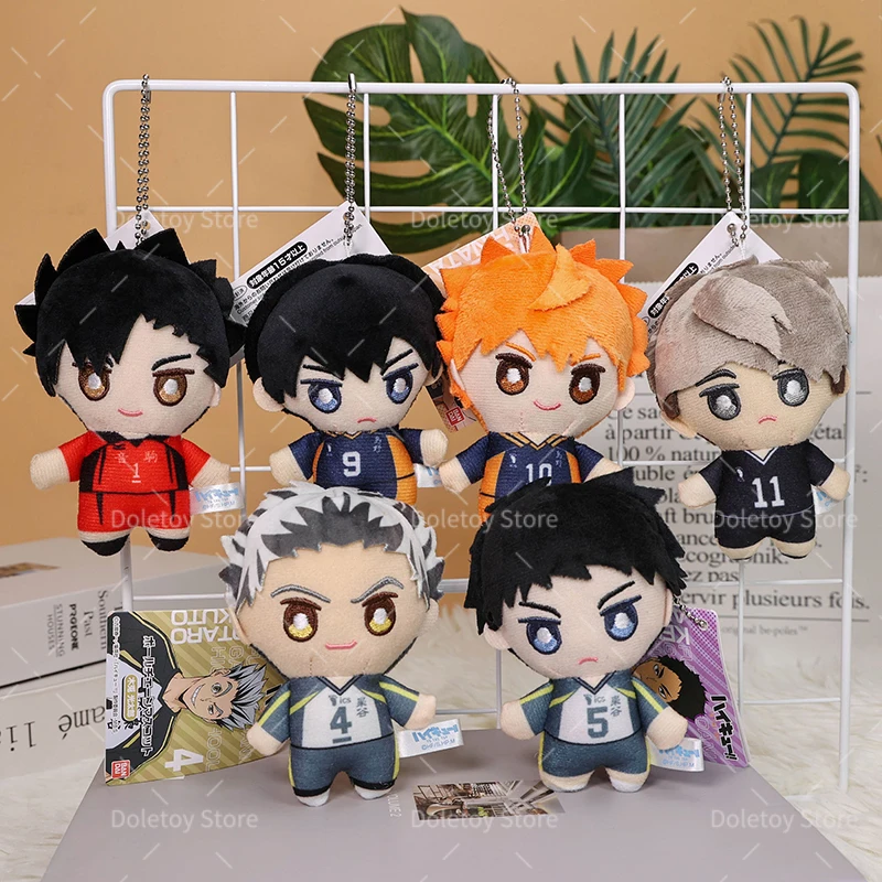 

Мини-плюшевая игрушка Haikyuu: волейболисты Хината Шойо, Куроо Тецуро, Тобио Кагеяма — брелок-подвеска для подарка