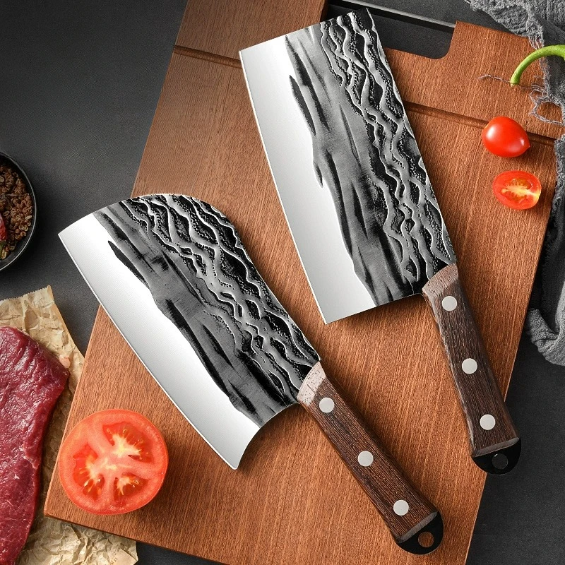 

Butcher Knife Handmade Knife Forged Knife Meat Cleaver Boning Knife Stainless Steel Kitchen Knife Cooking Knife