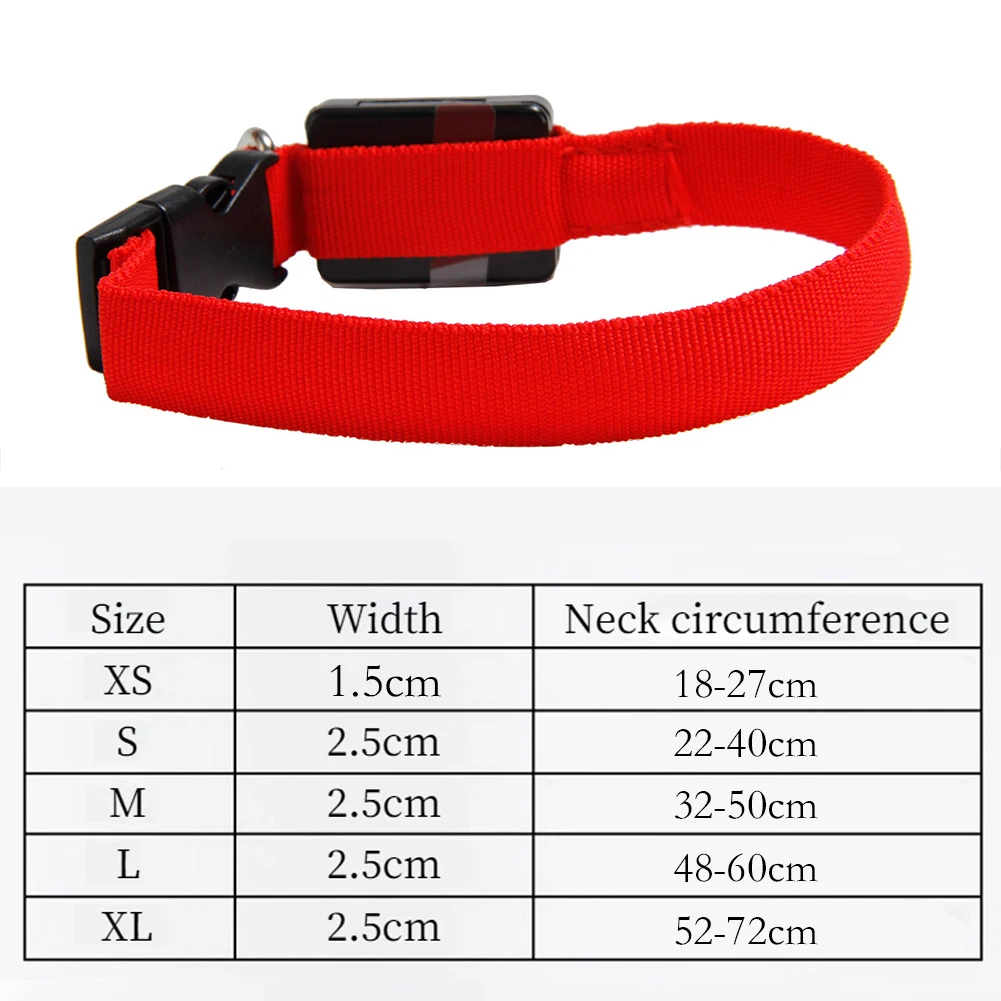 LED Dog Collar Glowing Up Anti-lost Pet Products Night Safety Collars with Batteries Pet Necklace Glow Collar for Small Dogs Cat