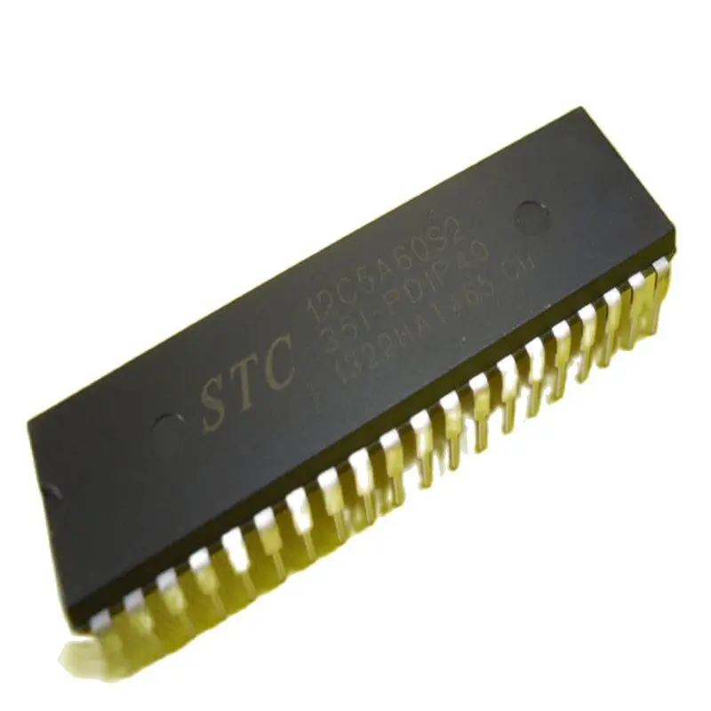 STC12C5A60S2-35I-PDIP40 จุดเดิมใหม่ 12C5A60S2 ไมโครคอมพิวเตอร์ชิปตัวเดียว