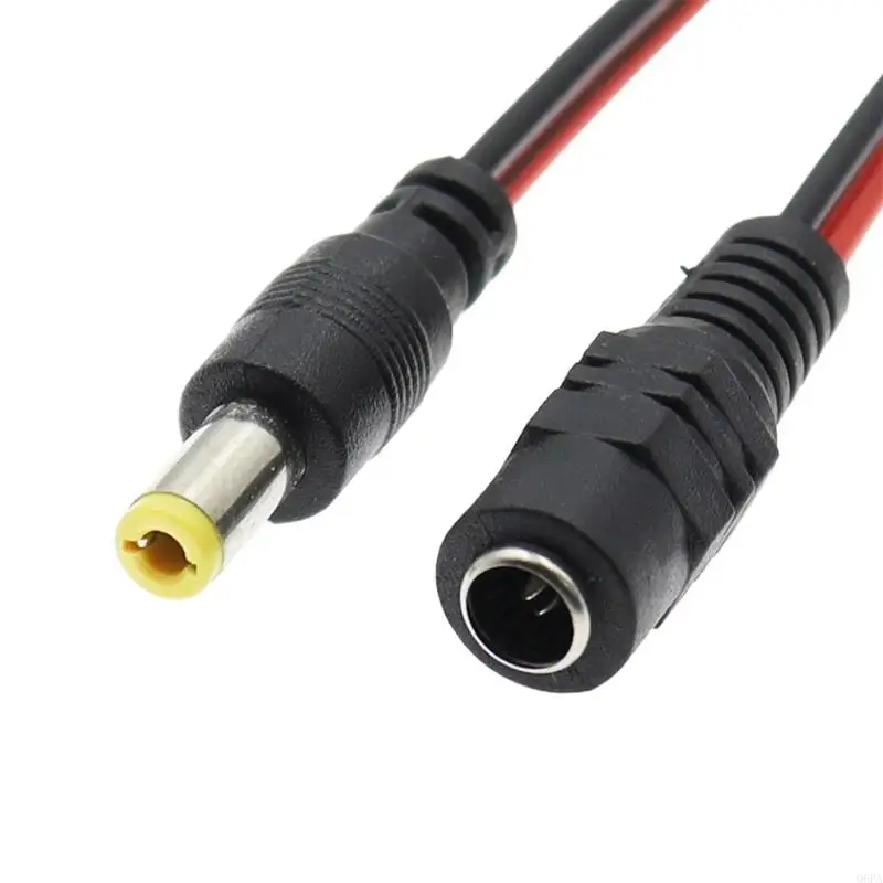 CCTV LED 조명 용 Q6PA DC5.5x2.1mm 전원 케이블 12V 2A 장치 돼지 케이블