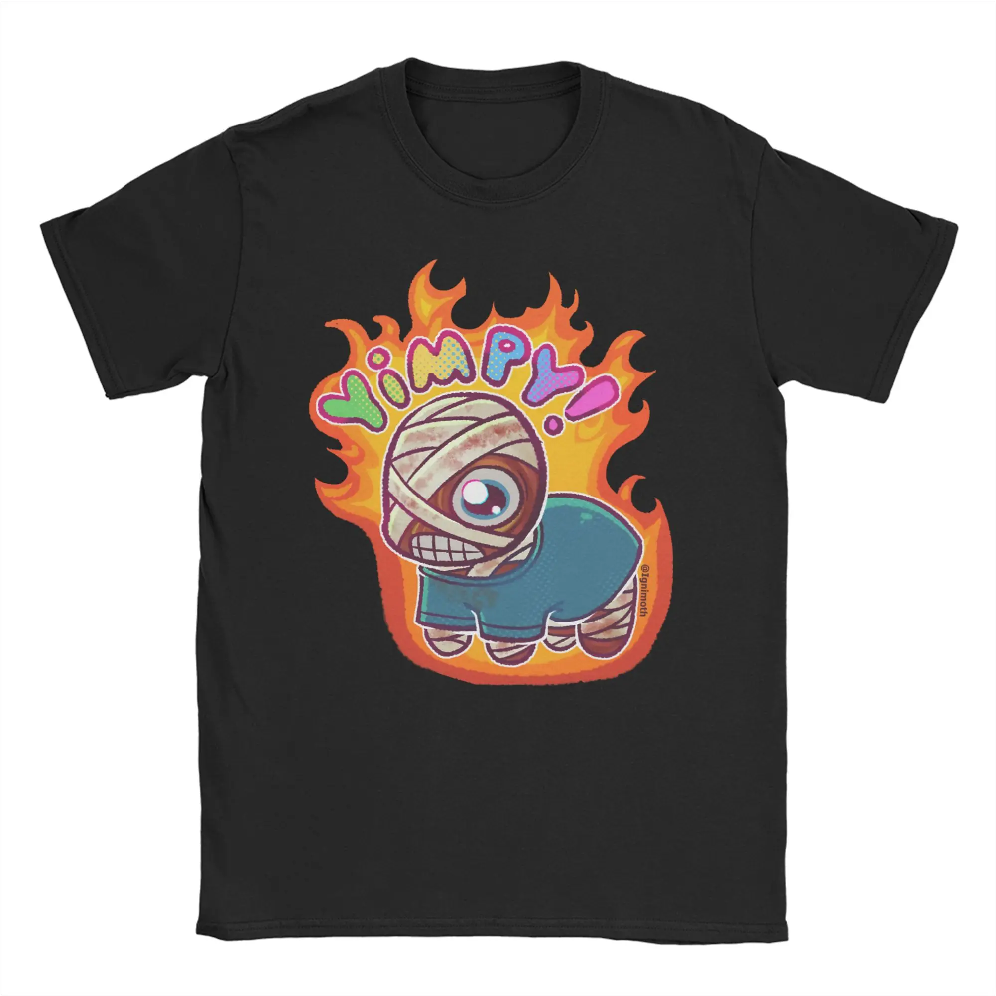 Yippee Curly w fire Mouthwashing for Men Women T Shirt  Fashion Tees Crewneck T-Shirt 100% Cotton Birthday Present Clothes