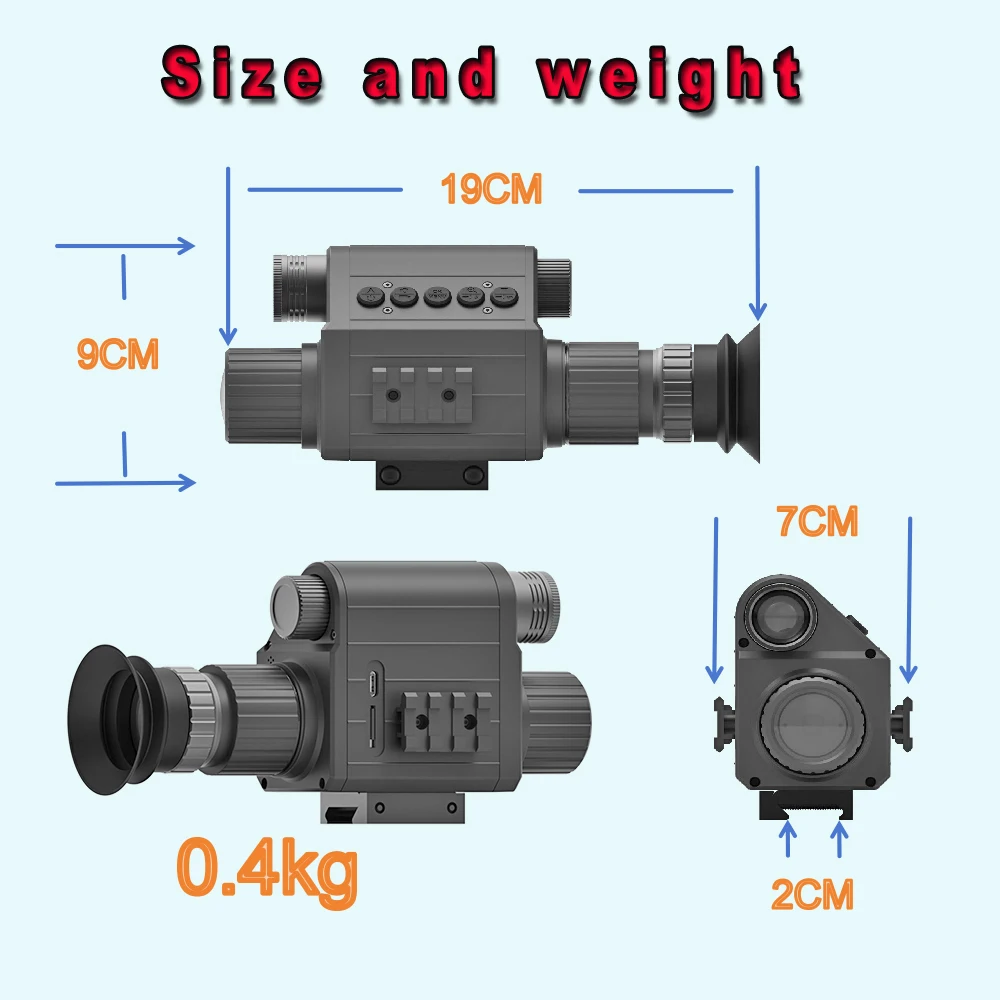 Megaorei  M5  Infrared night vision device, 4x zoom, visible in total darkness