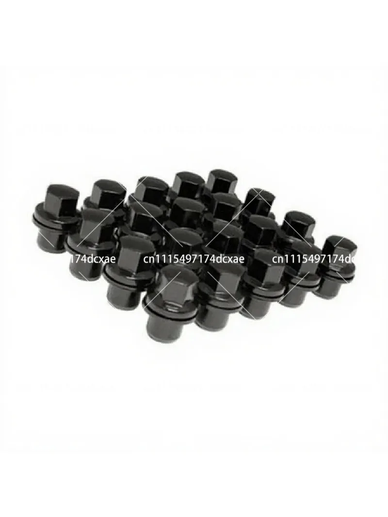 M14×1.5 Black Wheel Lug Nuts, 5/10Pcs Replacement Rim Fastener Spare Accessory