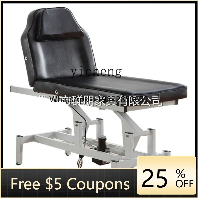 

ZZTQH electric beauty bed lifting multi-function tattoo bed massage therapy bed tattoo