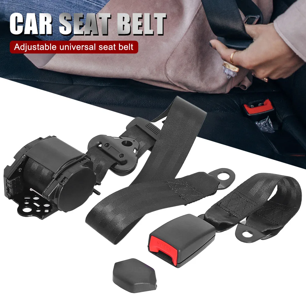 Universal Car Seat Belt Strengthen Seat Belt 3 Point Seat Belt Safety Belts Straps Standard Certified 3C for Passenger Cars