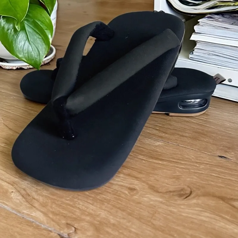 

Men's Summer Japan Style Flip Flops Anti-Skip Outdoor Slippers Beach Slippers Kimono Geta Japan Zori Cosplay Shoes