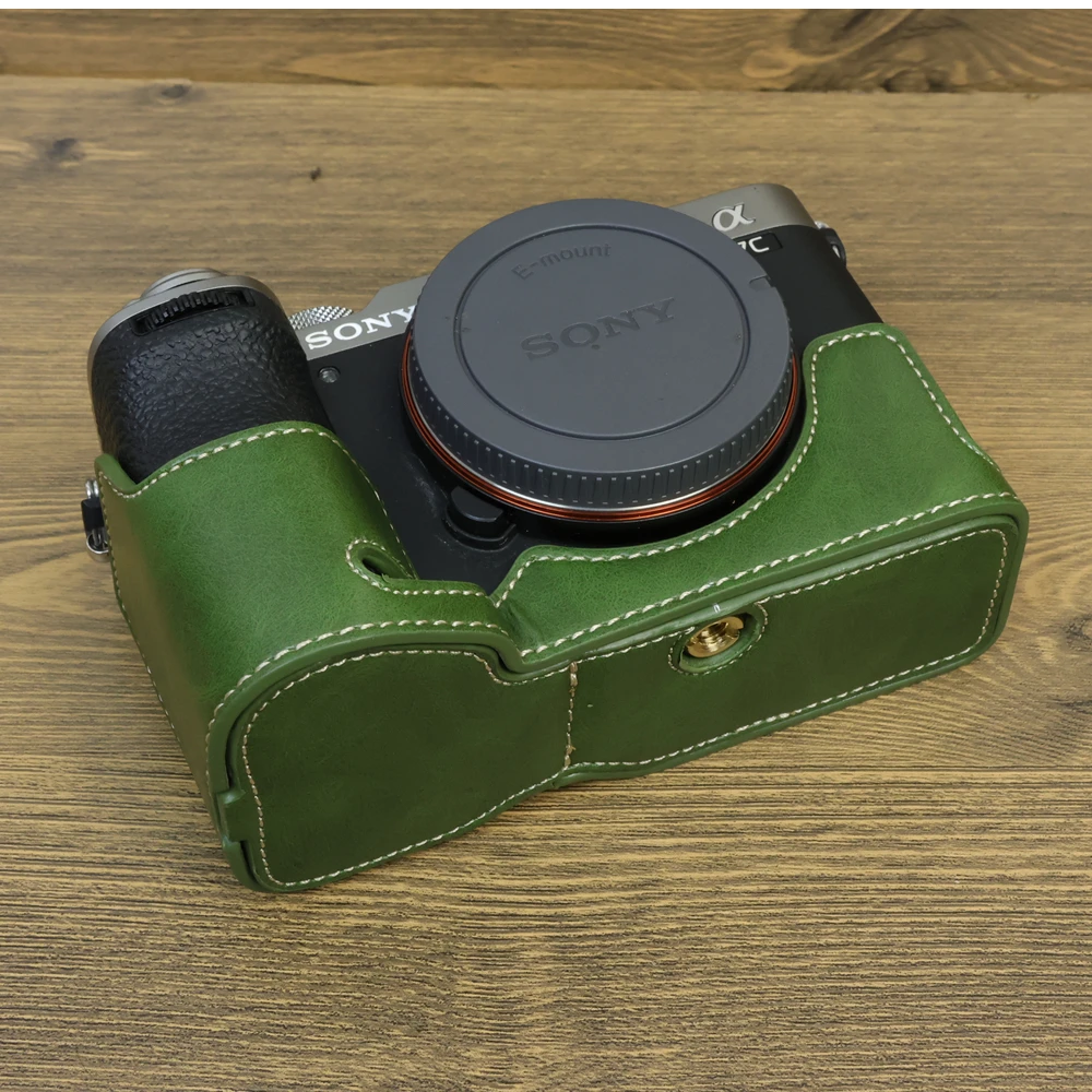 A7C2 PU pół-podstawowa obudowa obudowa ochronna obudowa do Sony A7CII A7CM2 A7C II , A7C Mark II, alfa 7C II, kamera ILCE-7CM2