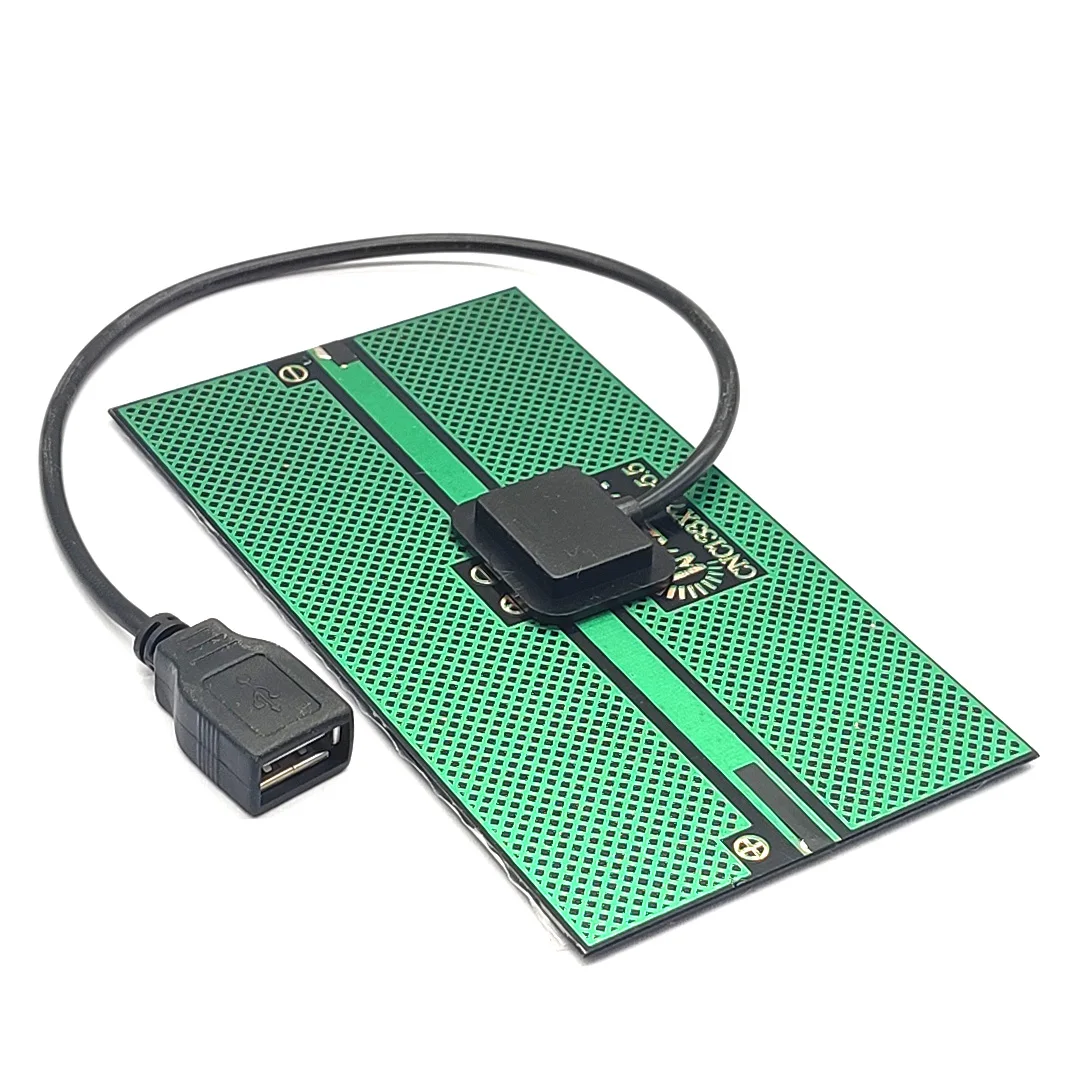 5.5 فولت 300 مللي أمبير لوحة طاقة شمسية 1.65 واط خارجي لتقوم بها بنفسك لوحة شحن بالطاقة الشمسية منفذ USB