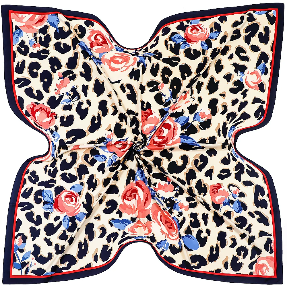 

Four Seasons 130cm Leopard Print Rose Scarf Lightweight Sunscreen Shawl Womens Fashion Travel Present Gift Wholesale