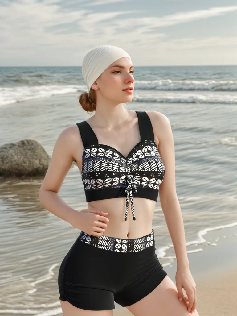 know dream 2024 Summer Women Swimwear Fashion stripe High Waist Bikini Woman Swimsuit Push Up Two Piece Swimsuits