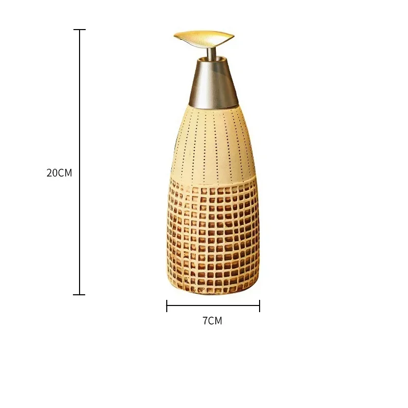 Ceramic Shower Gel Bottle Lotion Bottle Hand Sanitizer Bottle Soap Dispenser Lotion Container Bathroom Accessories Products 6