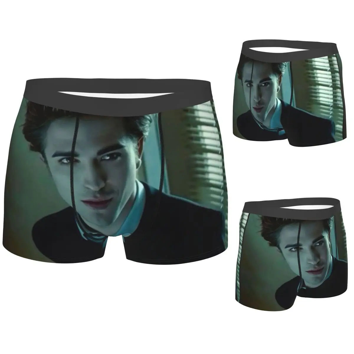 

Трусы-боксеры, шорты The Twilight Saga, Эдвард Каллен, мужские мягкие трусы для Homme, мужские подарки бойфренду