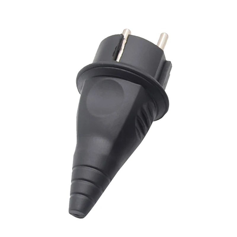 German standard European standard two round pin connection male 16A250V French tail tip wiring plug