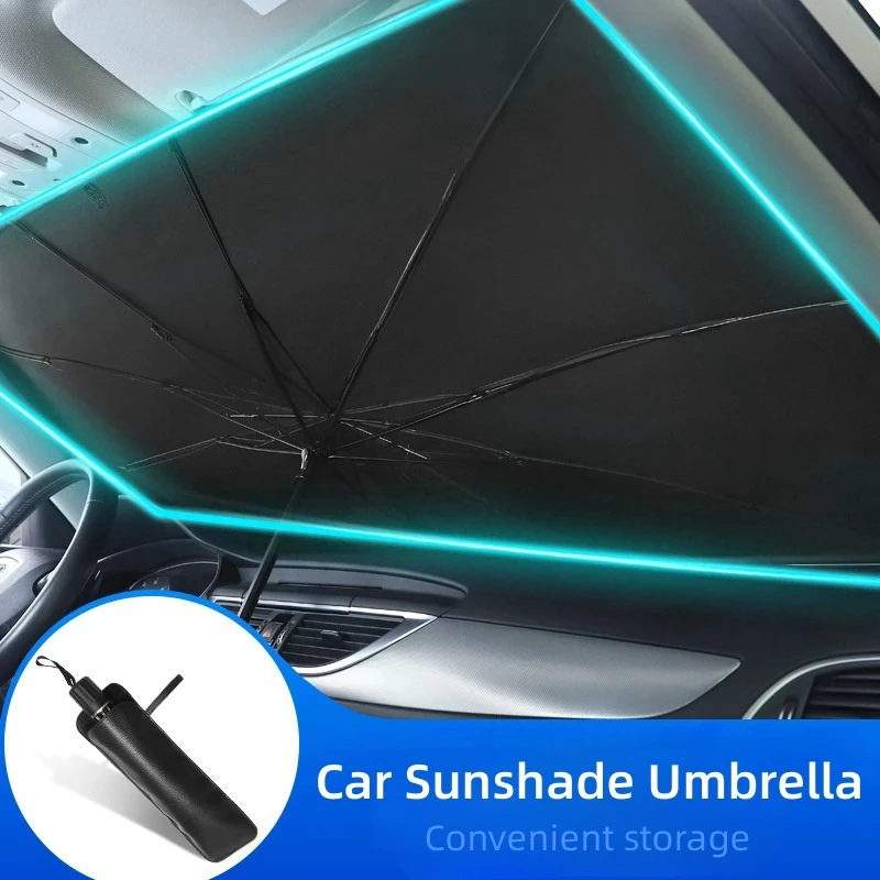 

Car Sunshade Windshield Umbrella Front Sun Shade Parasol Foldable Summer Protection Car Seat Heat Insulation Car Accessories