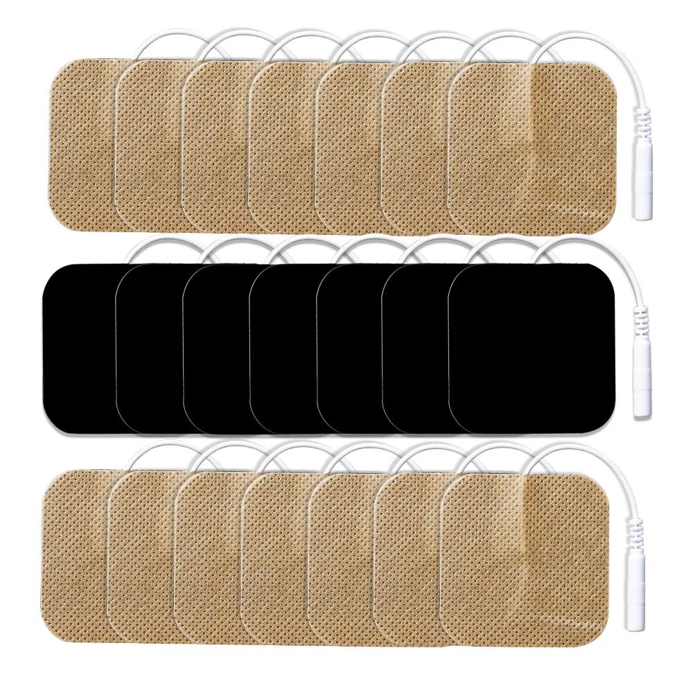 

50/100pcs 5x5cm Tens Electrode Pads Non-woven Fabric Self Adhesive Replacement Patch for EMS Muscle Stimulator Massager