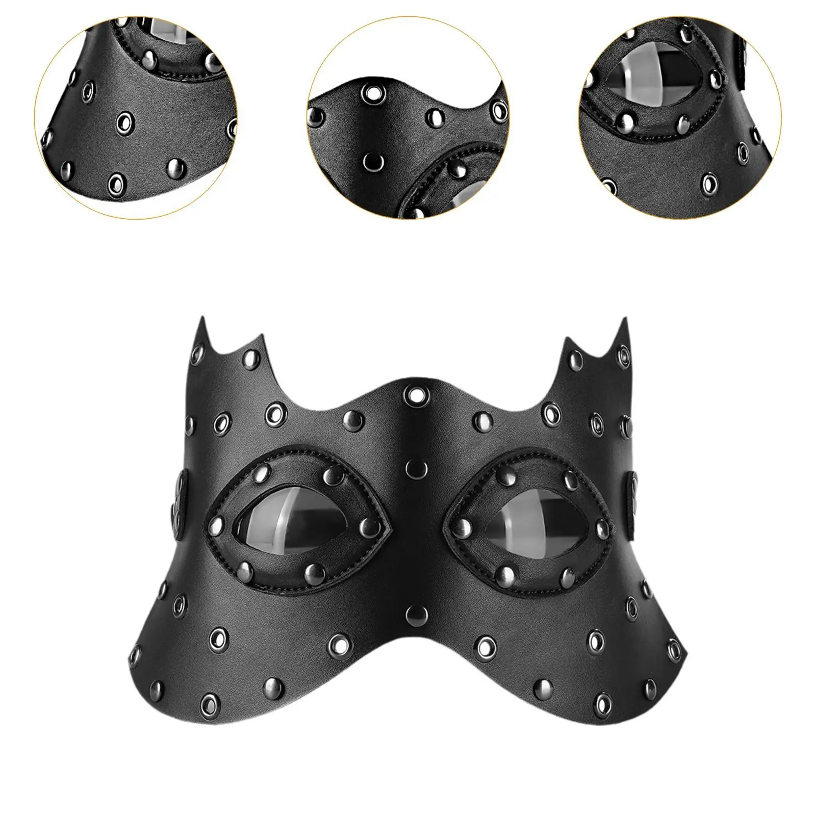 Mask Gothic Decorative Dress up Carnival Mask Holiday Costume Accessories