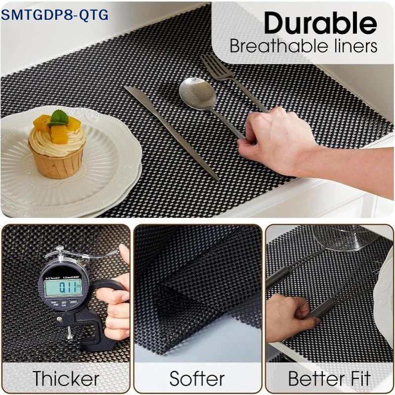 Hot PVC Non Slip Mesh Grid Mat With Strong Anti Skid Grip And Cuttable Size Perfect For Car Dashboard Kitchen Shelves Drawer