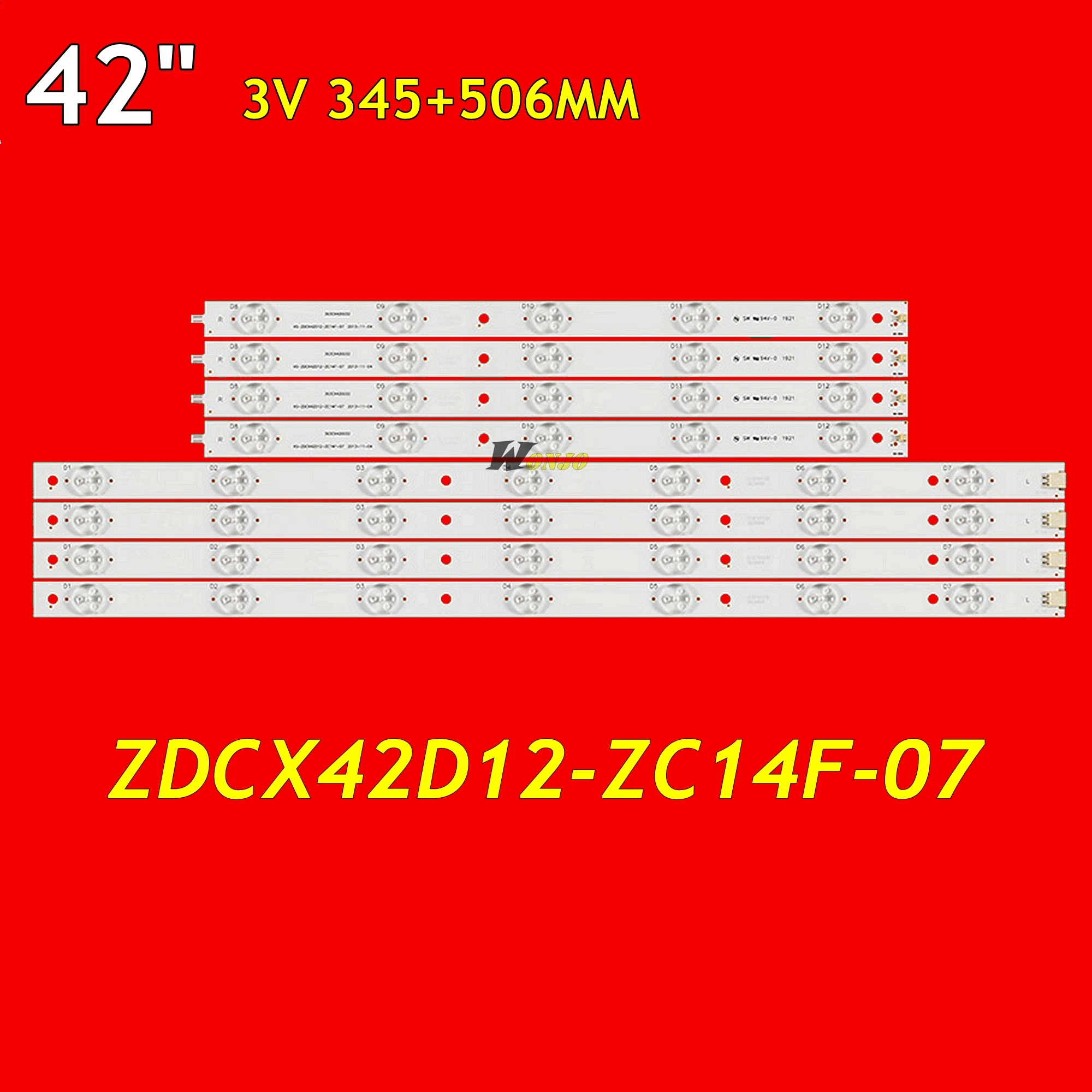 LED TV Backlight สําหรับ LE106S15FM LE106N10FM LE106N11SM LE106S15FM LE106N10SM 303CX 420032   ZDCX42D12-ZC14F-07