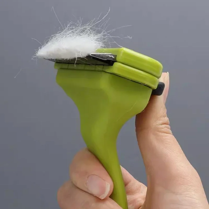 New Dog Hair Remover Brush Pet Open Knot Comb Cat Puppy Hair Fur Shedding Grooming Trimmer Comb Blade Comb Cat Brush