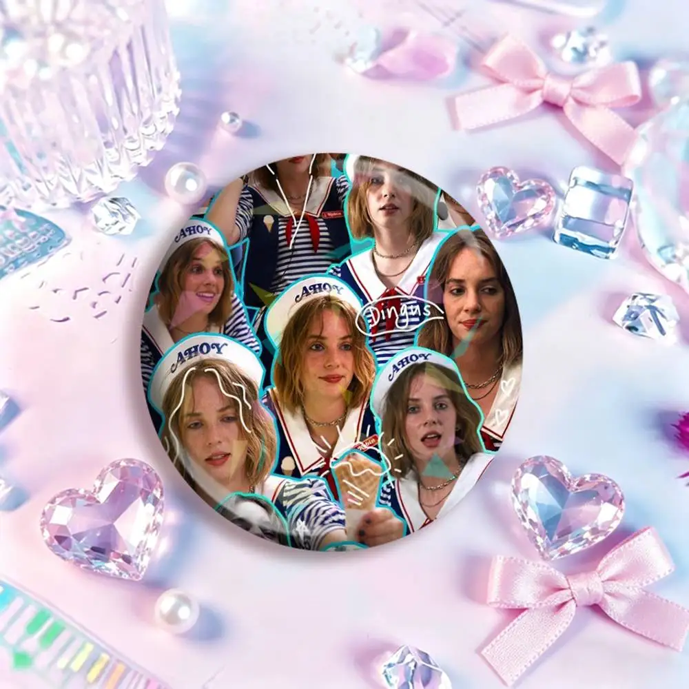 For Maya Hawke  Laser Badge Creative Pins Brooch for Decor Gifts Fans Collect Easter decorations