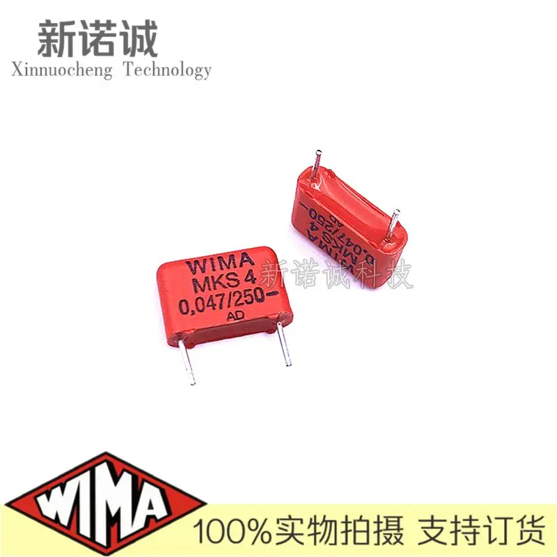 

5PCS/10PCS/30PCS/Lot WIMA MKS4 0.047UF 250V 250v0.047UF foil film capacitor 250V47nF 47NF 250V473 473 Foot distance 10MM