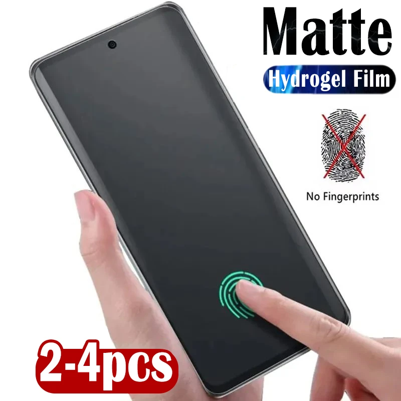 

2-4pcs Matte Frosted Silicone Hydrogel Soft Film for Realme GT7 Pro Screen Protector for Realme GT 6T Neo 6 5 SE 3T GT5 Pro Film