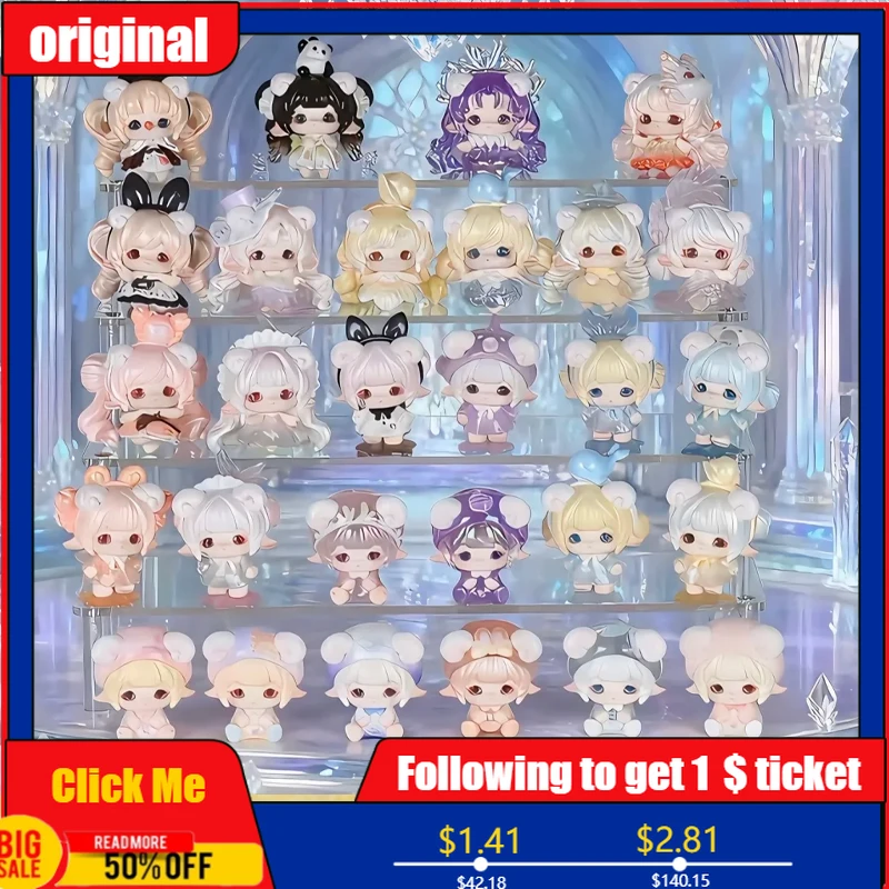 New Mimia V2 Crystal Palace Series Blind Box Kawaii Mimia Figures