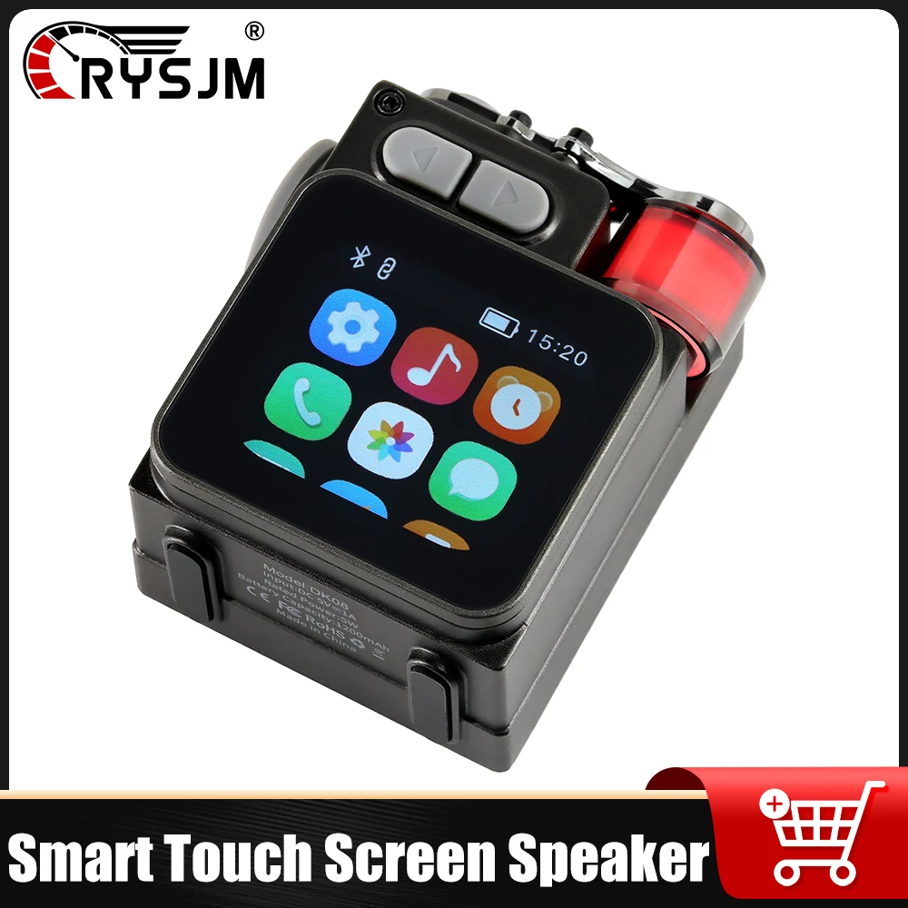 

Outdoor Speaker Bluetooth-compatible Smart Touch Screen RGB Desktop Subwoofer Outdoor Speaker Portable Audio MP3 Music Player