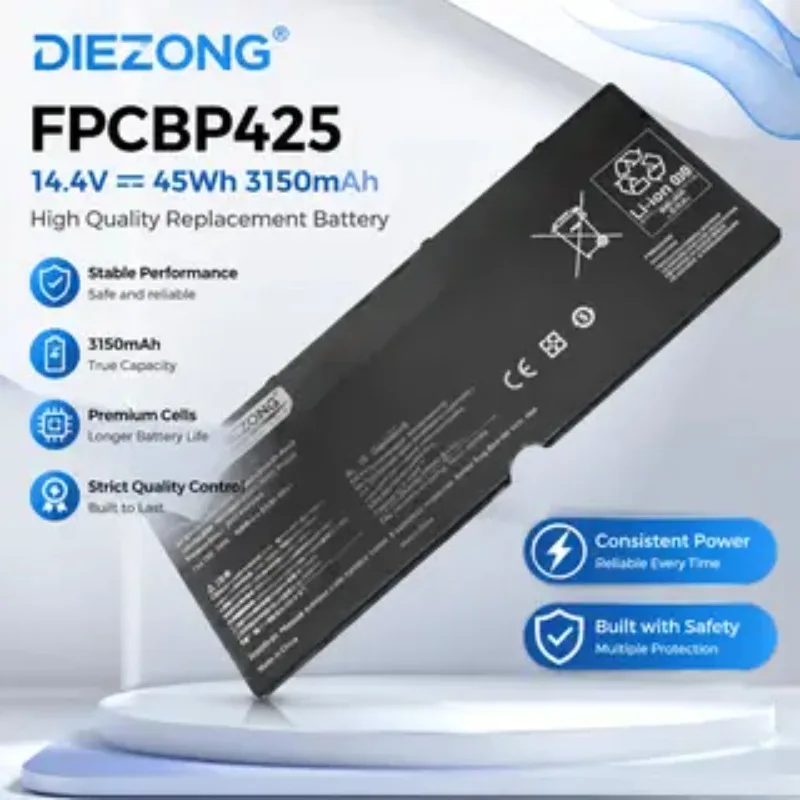 FPCBP425 FMVNBP232 Laptop Battery for Fujitsu Lifebook U745 T935 T904U FPB0315S 14.4V 45Wh 3150mAh High-Performance IN STOCK